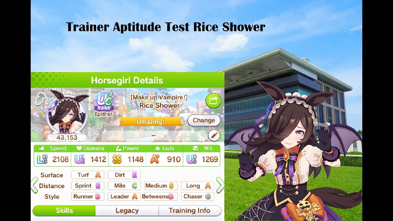 Starting a F2P account in the japan server of Umamusume in 2026. Halloween Rice Shower run