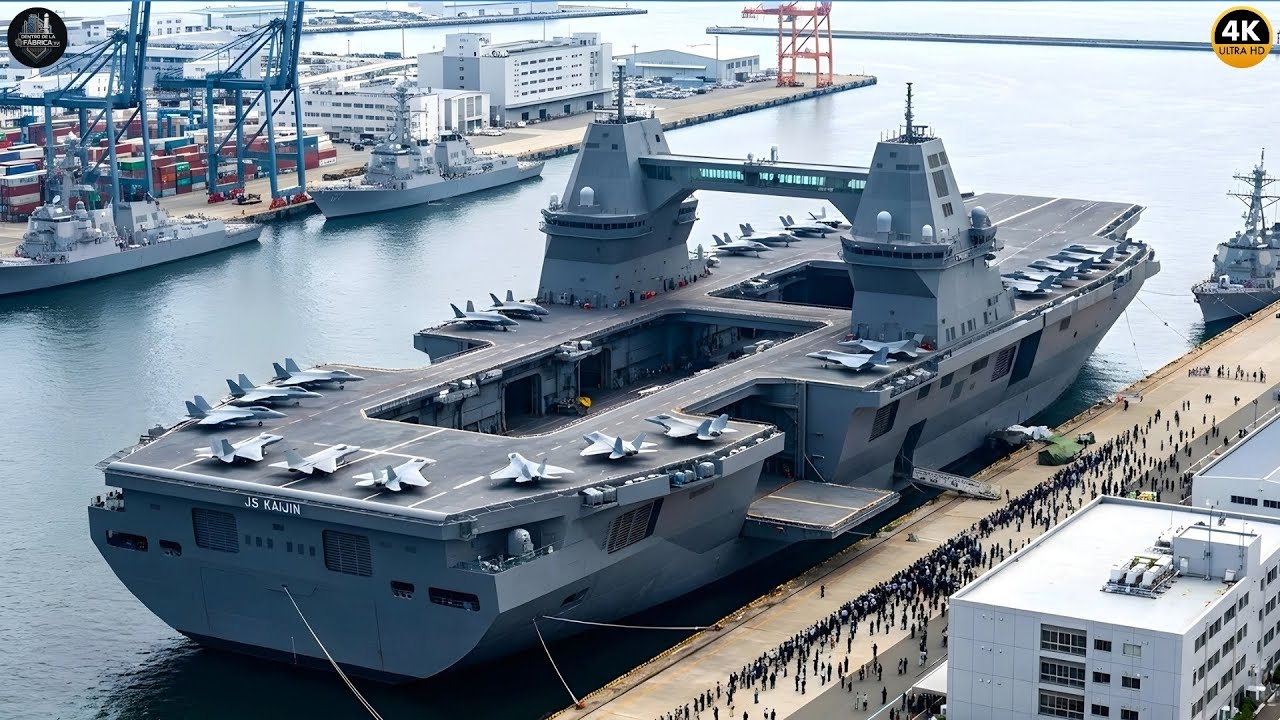 ¡El portaaviones japonés de miles de millones de dólares está listo para sorprender al mundo!