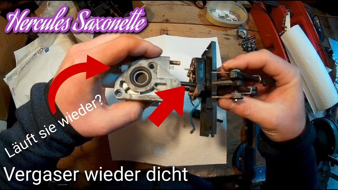 Hercules Saxonette - Vergaser wieder dicht - woran hats gelegen?