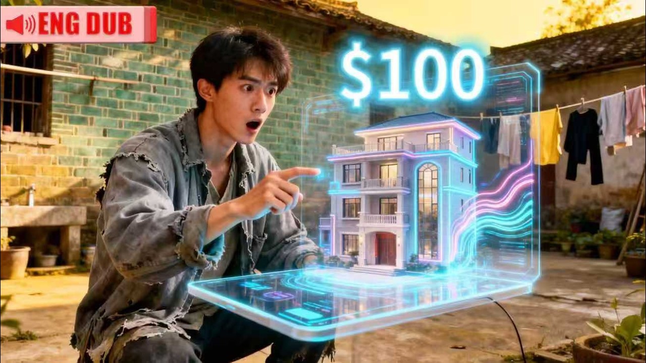 A poor man activated a money system: spend 1 to get 10k, and with 100 bought a villa to get rich!
