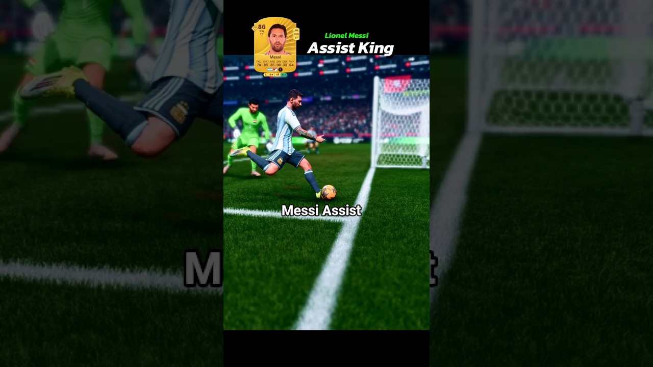 Lionel Messi - What an Assist | Argentina 🆚 Egypt World Cup #fifa #fc26 #gaming #footballshorts