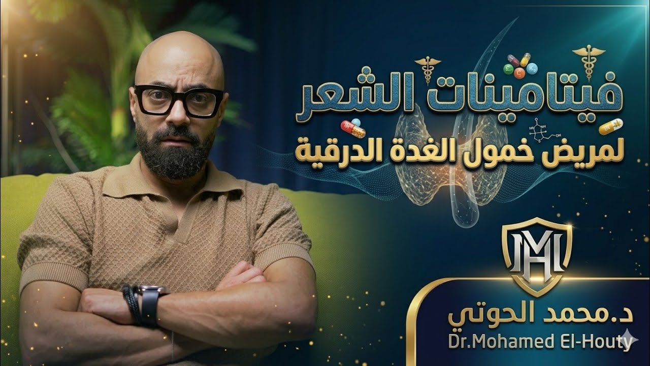 فيتامينات الشعر لمريض خمول الغدة الدرقية #hair #trending #hairloss #egypt #dubai #saudiarabia