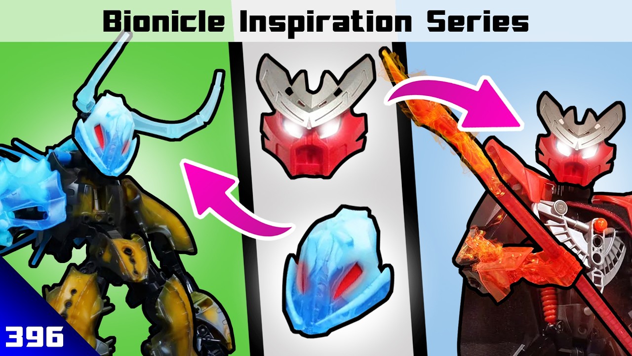 Using CUSTOM BIONICLE MASKS To Build MOCs (BIS 396)