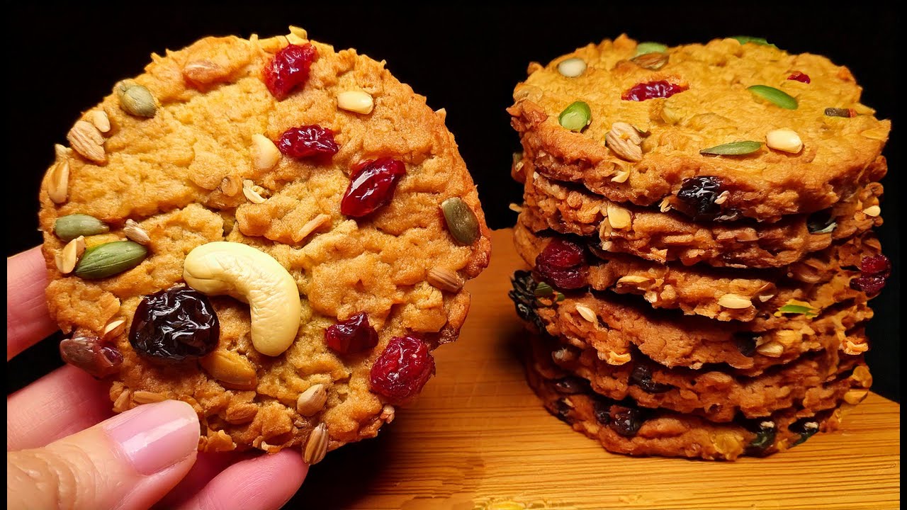 Ich esse keinen Zucker! Gesunde und leckere Kekse ohne Zucker, Mehl oder Butter! Energiedessert!