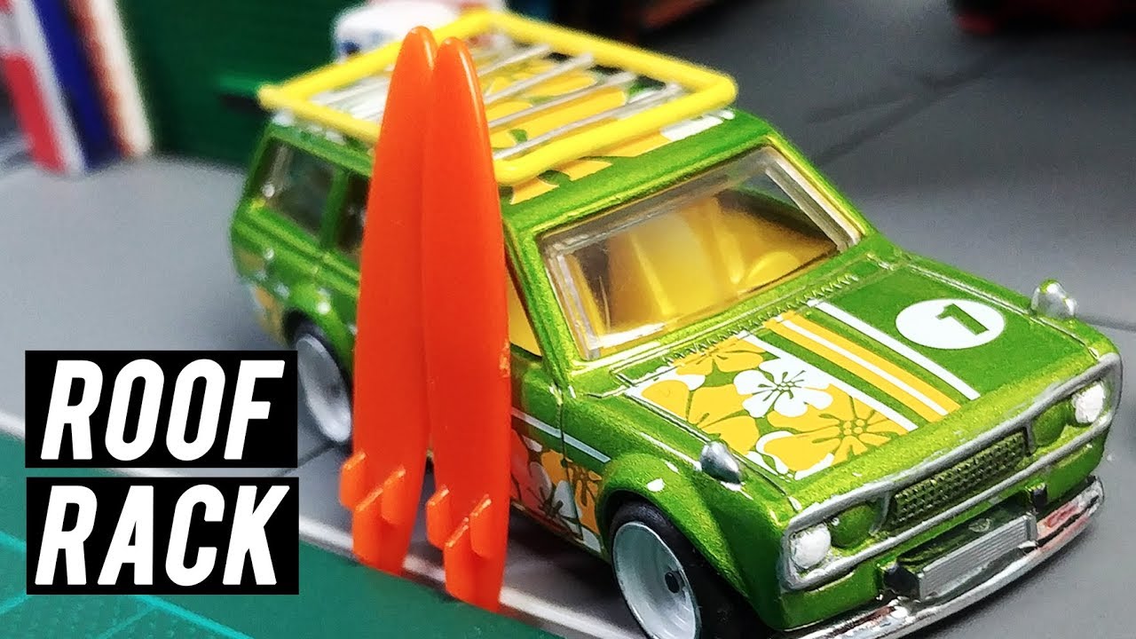 Roof Rack, Wheels & Details Hot Wheels Datsun Wagon 510 Mystery - JDM Fest | Episode 4
