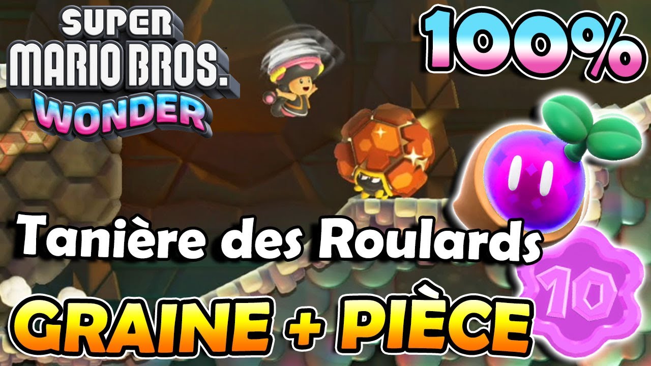 Tani&egrave;re des Roulards 100% ( Graine Prodige + Pi&egrave;ce Fleur ) &ndash; M6 VOLCAN V&Eacute;G&Eacute;TAL | SUPER MARIO WONDER
