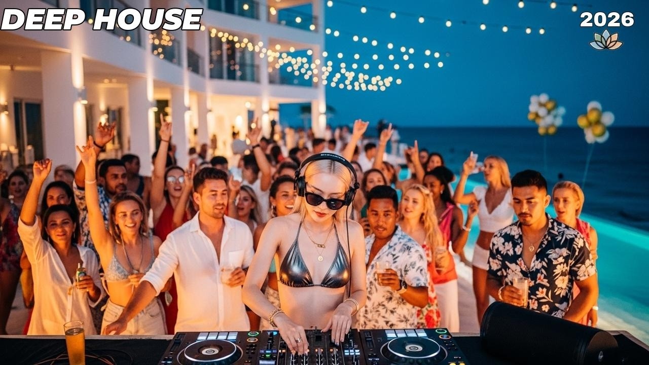 Deep House Sunset Vibes 2026 🍓 Tropical Deep House & Chill Lounge Music Summer Mix #4k