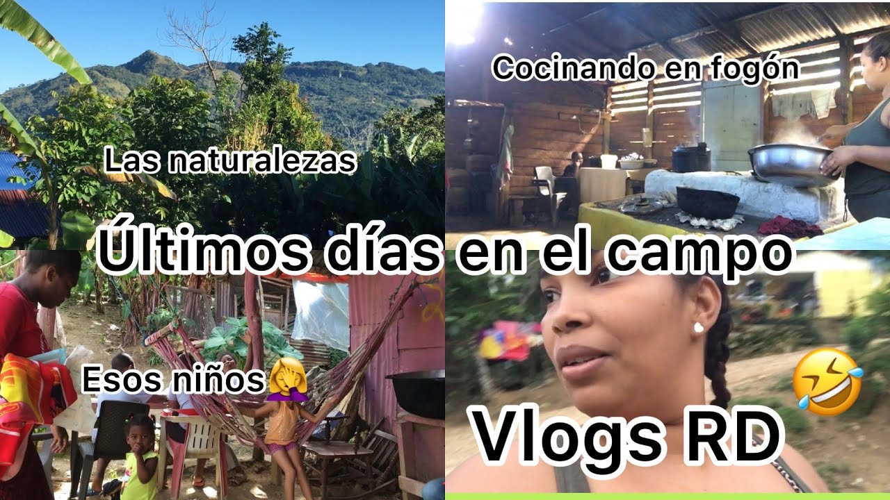 Cocinando en fogón/los pichones/últimos días en el campo