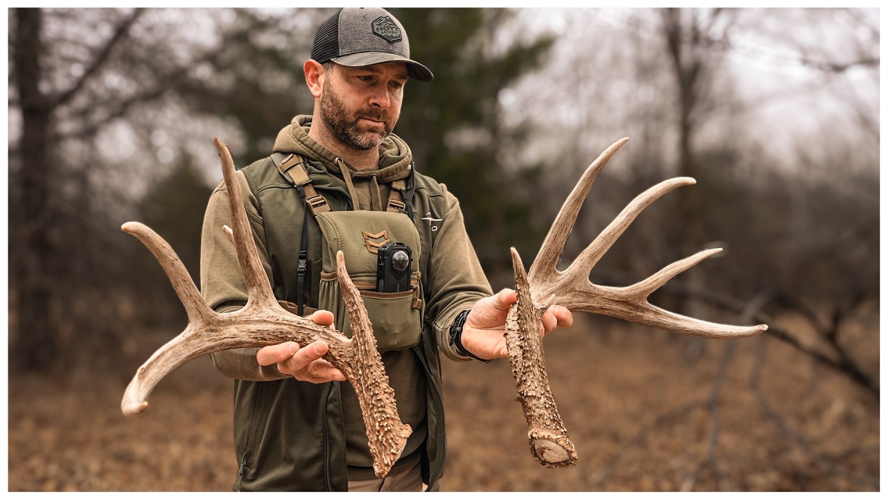 Shed Hunting With The Boys, Stacking Em Up!