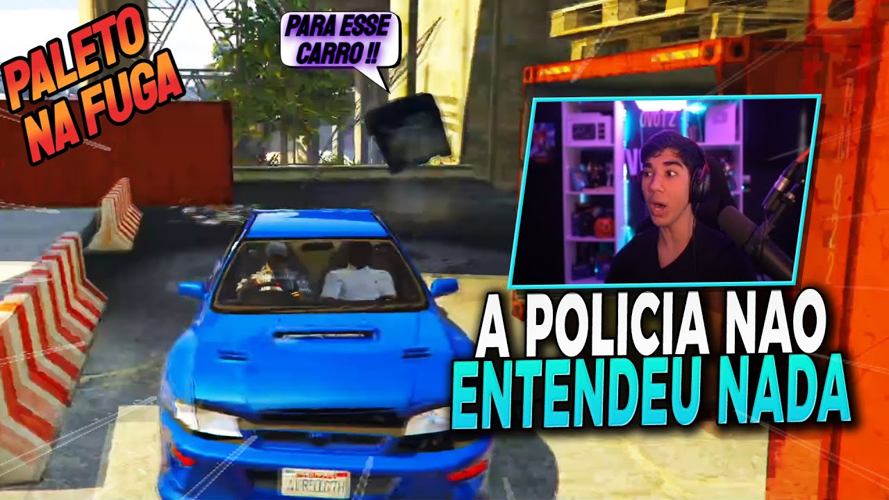 OVOTZ DEIXOU A POLICIA DO NOPIXEL SEM ENTENDER NADA NESSE PALETO NA FUGA | Cortes do Ovotz
