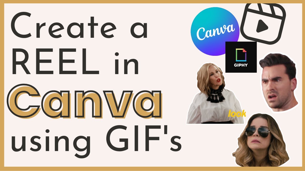 How to create an Instagram reel using GIF's on Canva