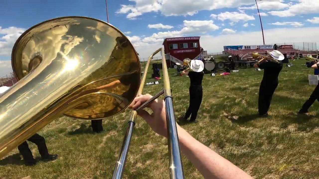 Calgary Round-Up Band 2024 | Bass Trombone Headcam | Chris Gillanders |