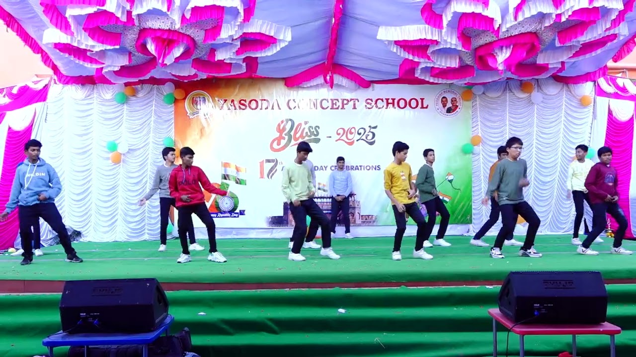 Yasoda Concept School 17th Annual Day Bliss 2025 || 9th Class Boys