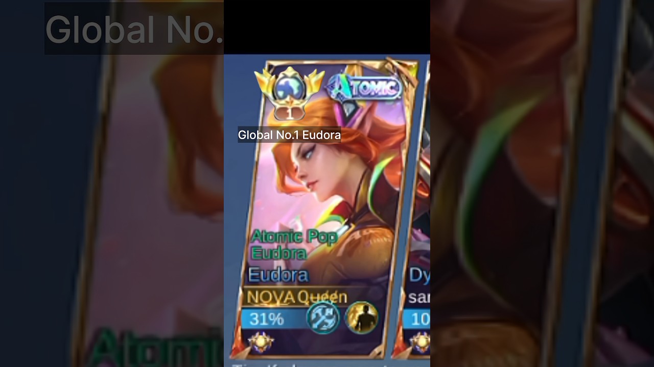 When Top 1 Global Eudora Play Solo Rank!🔥 #shorts #viral