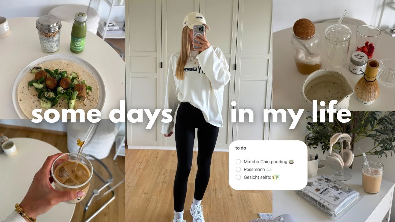 WEEKLY VLOG 🧸🫧 neue Matcha Rezepte, Büro lunch box, Rossmann, Joggen & Selbstbräuner Test 