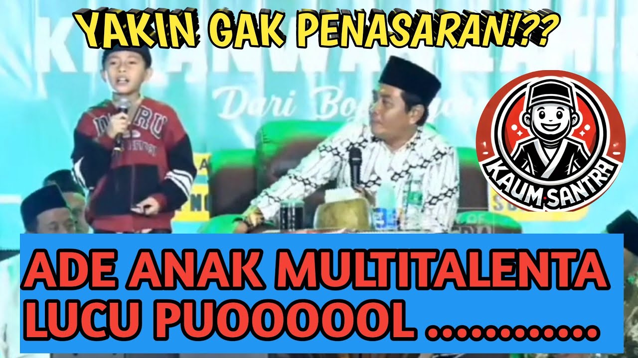 Anak multitalenta bersuara tinggi