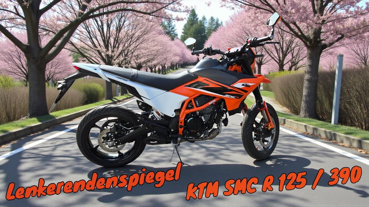 Neue Spiegel für die KTM SMC R 125 | So kann sich die SMC R 125 sehen lassen!
