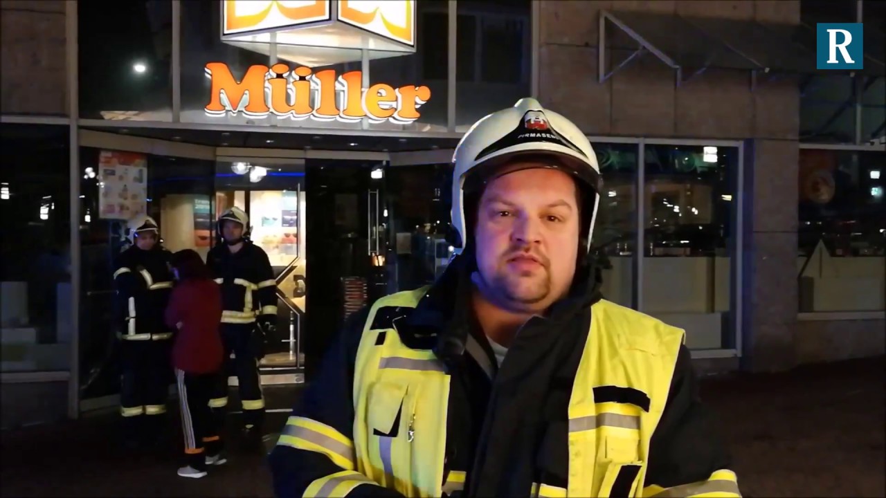 Brand in Pirmasenser Fußgängerzone