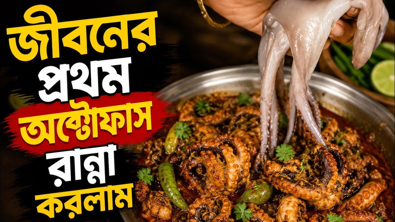জীবনে প্রথমবার অক্টোপাস রান্না করলাম