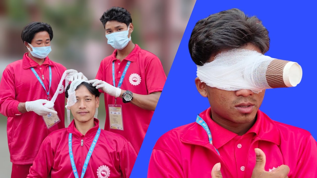 Bleeding Control Demo // Yuva Aapda Mitra Training Centre Likhi Itanagar #bleedingcontrol 