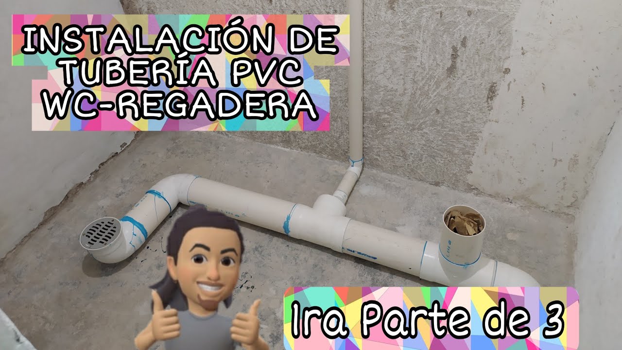 CÓMO HACER UNA INSTALACIÓN DE DESAGÜE REGADERA,WC Y LAVA MANOS