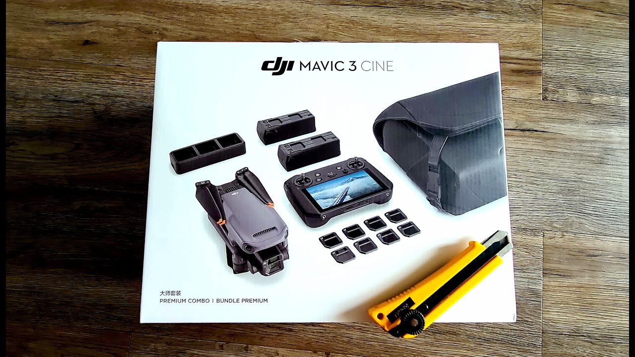 Распаковка DJI Mavic 3 Cine и первые впечатления.