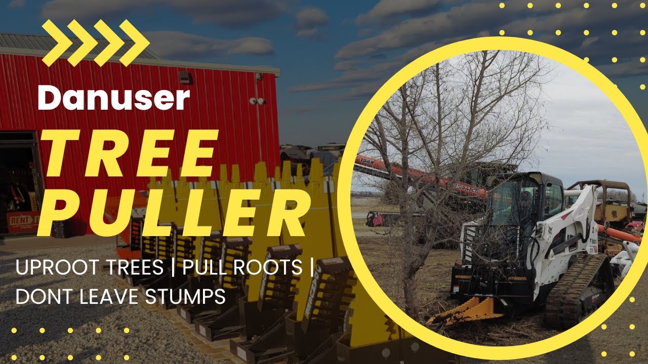 Danuser Intimidator Tree Puller - Uproot Trees, Pull Roots and All, Don't Leave Stumps!