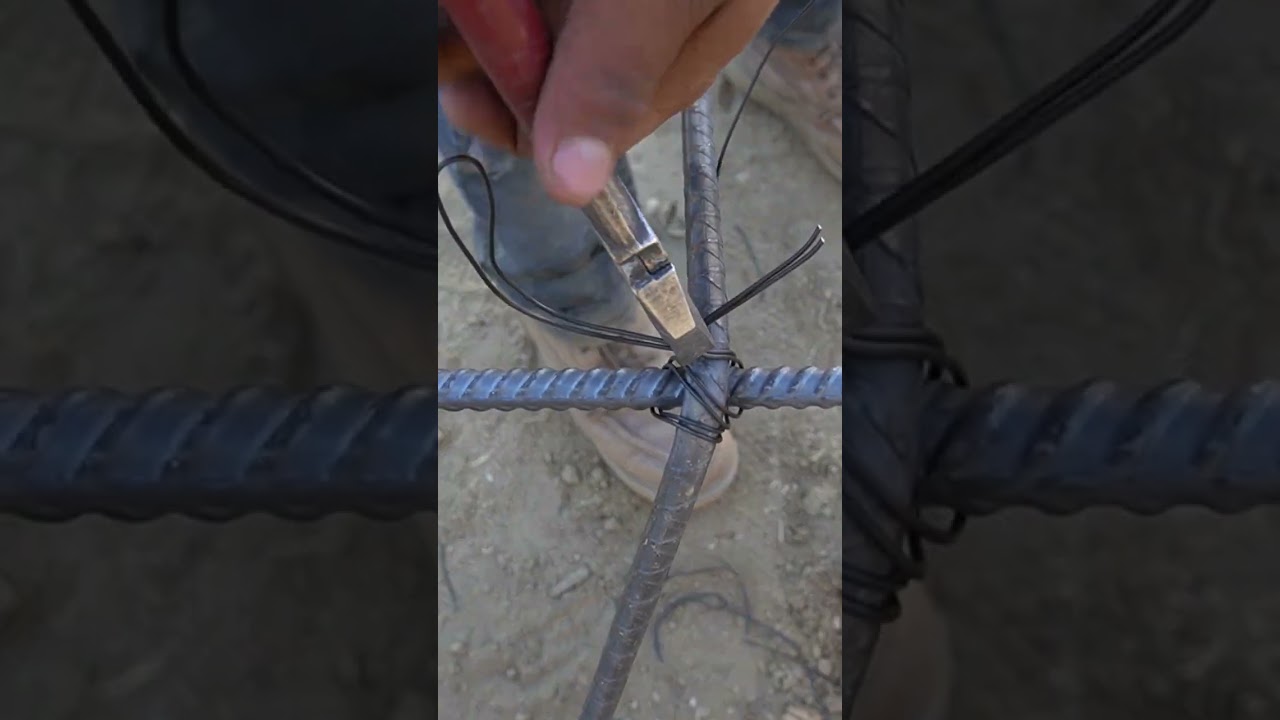 This Is How You Tie Rebar For A Footing!