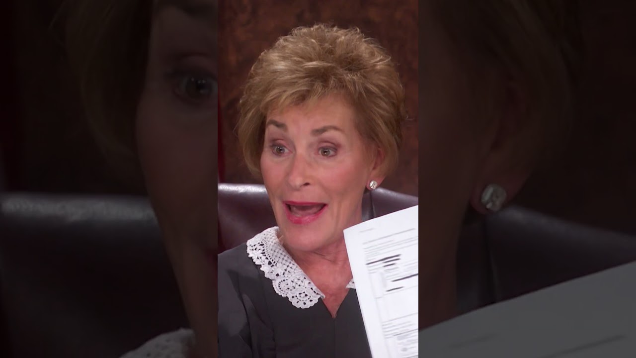 Judge Judy is always ten steps ahead! #judgejudy #shorts