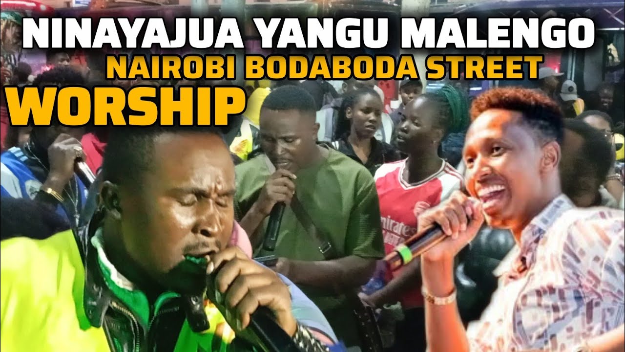 Ninayajua YANGU malengo by Israel Mbonyi covered by purpose Musa Bodaboda street worship .