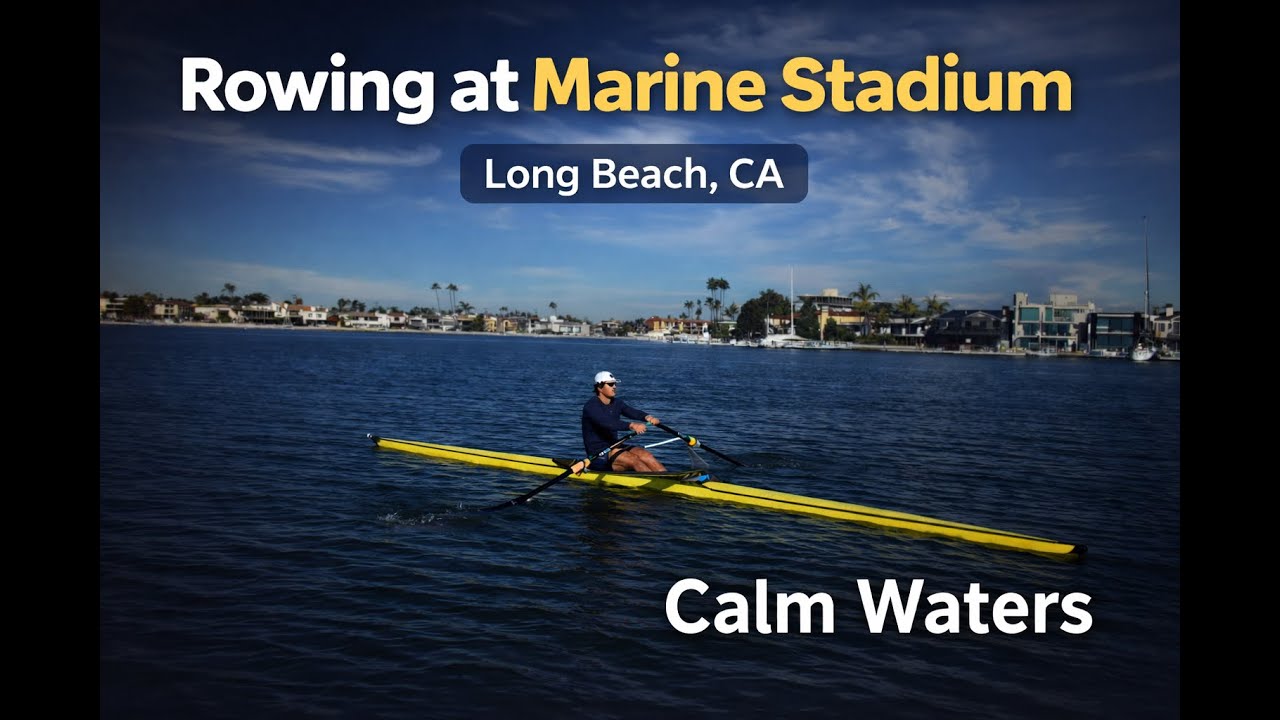 Peaceful Morning Rowing at Marine Stadium | Long Beach