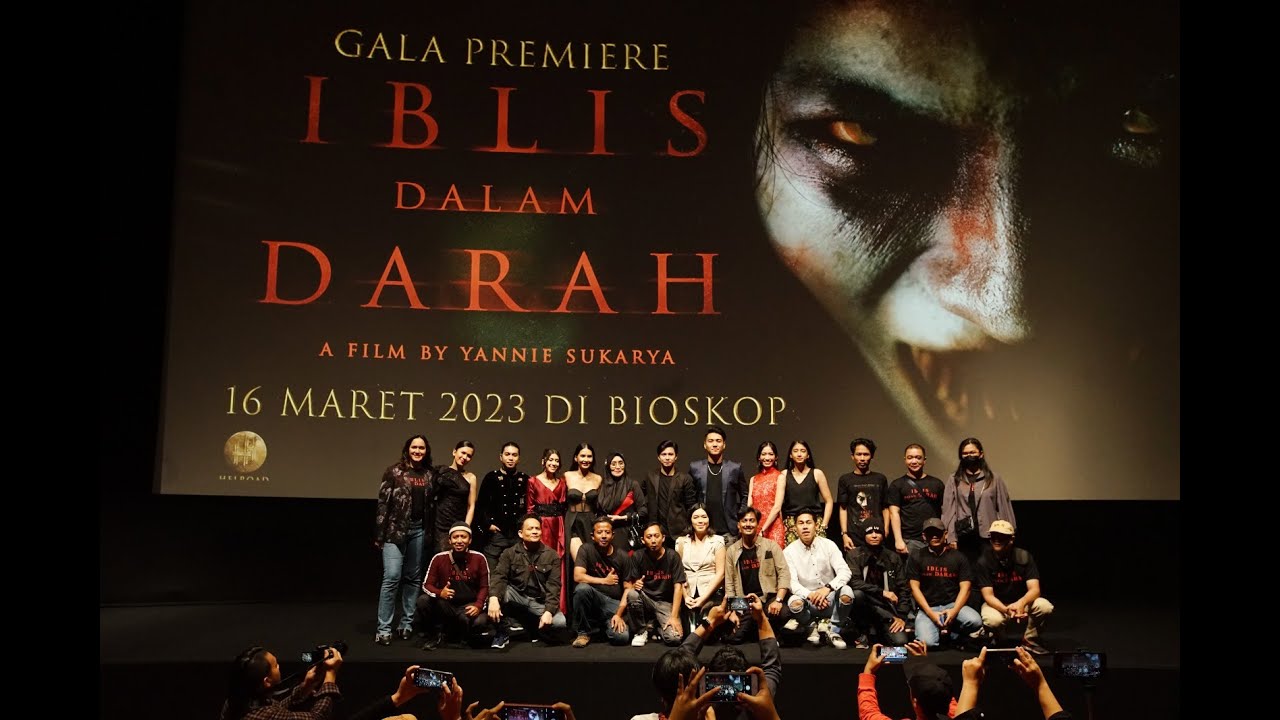 Gala premier film Iblis dalam darah