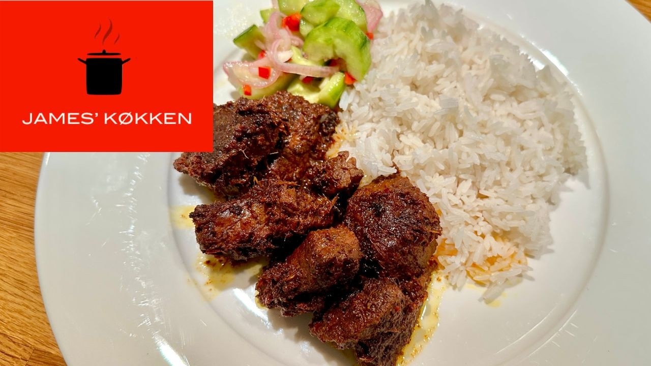 Beef rendang - Indonesisk 