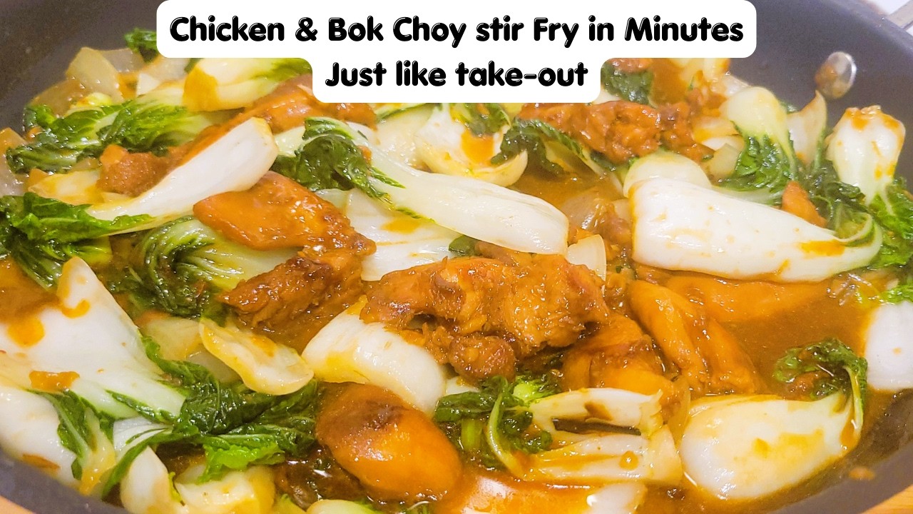 You’ll Never Order Takeout Again After This Chicken & Bok Choy Stir Fry