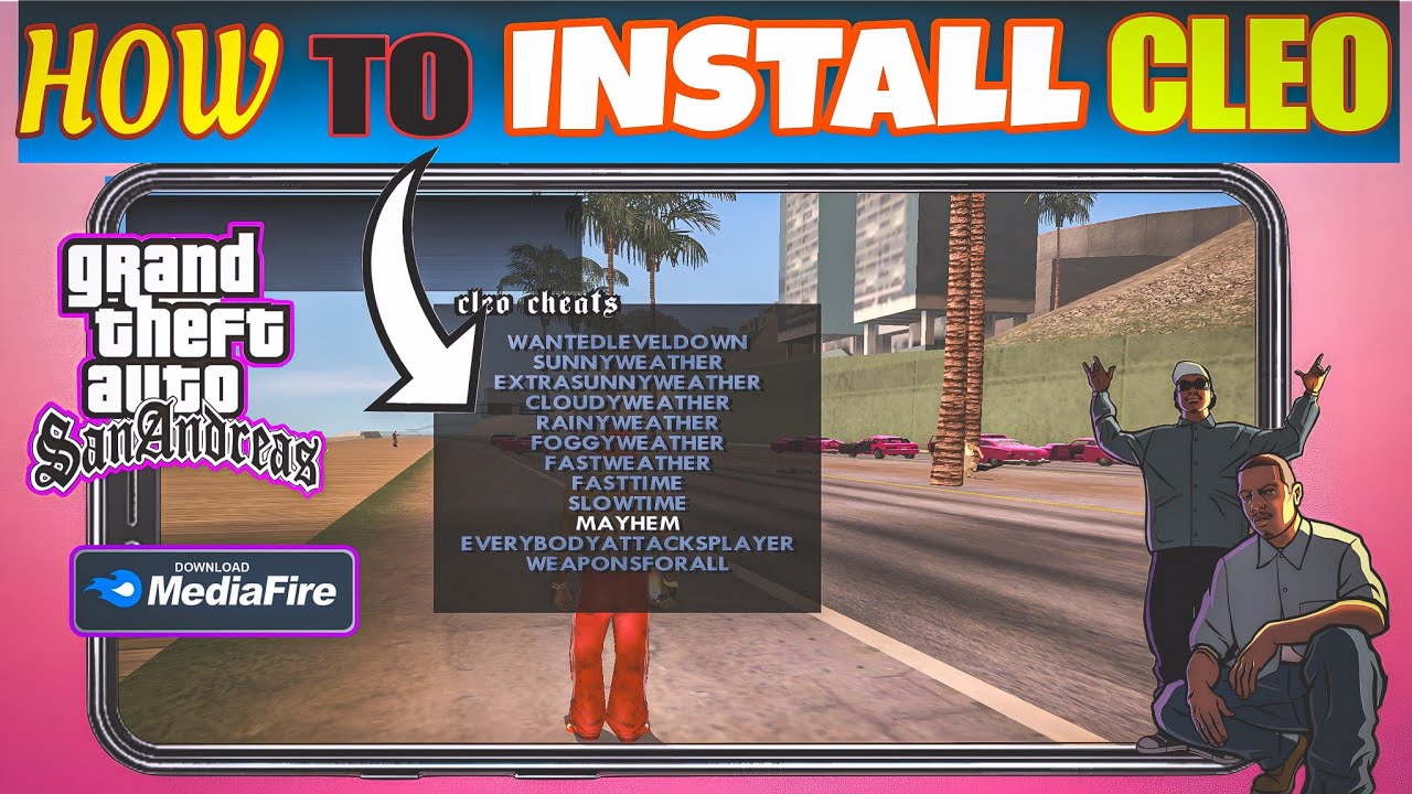 How To Install CLEO Mods In GTA SA Android | CLEO Cheats For GTA San Andreas 