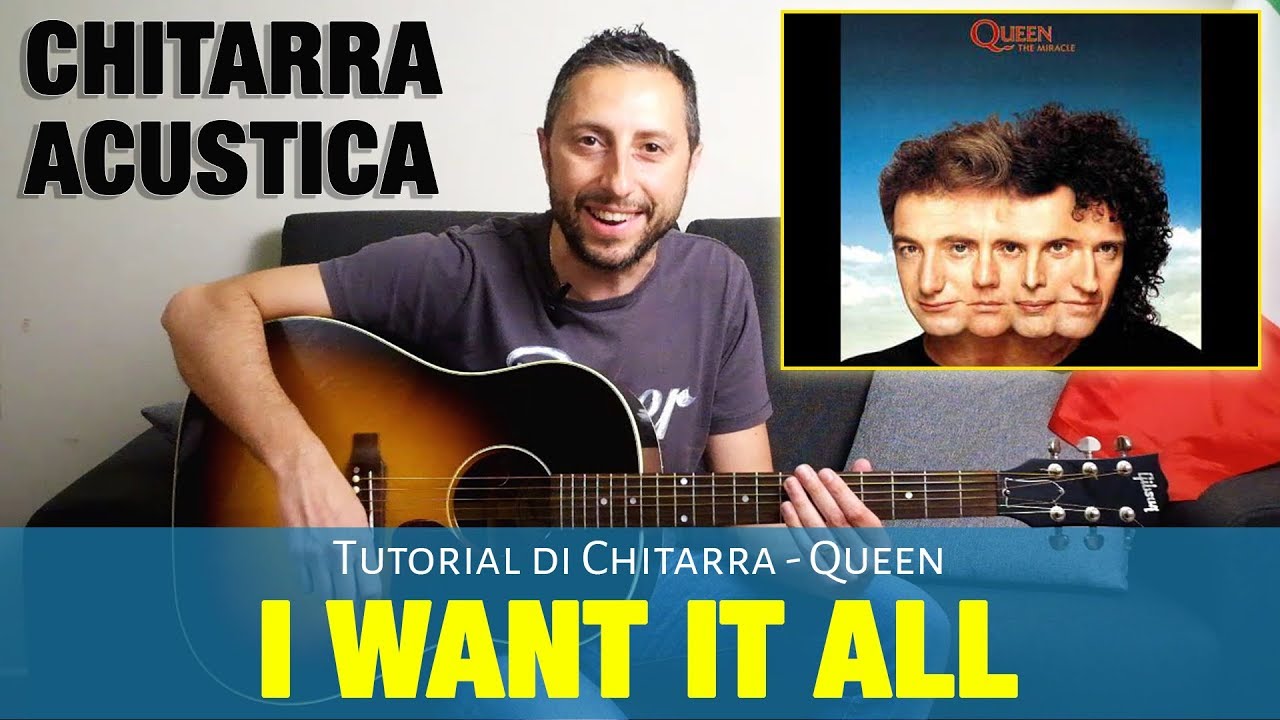 QUEEN - I Want it all Accordi Chitarra