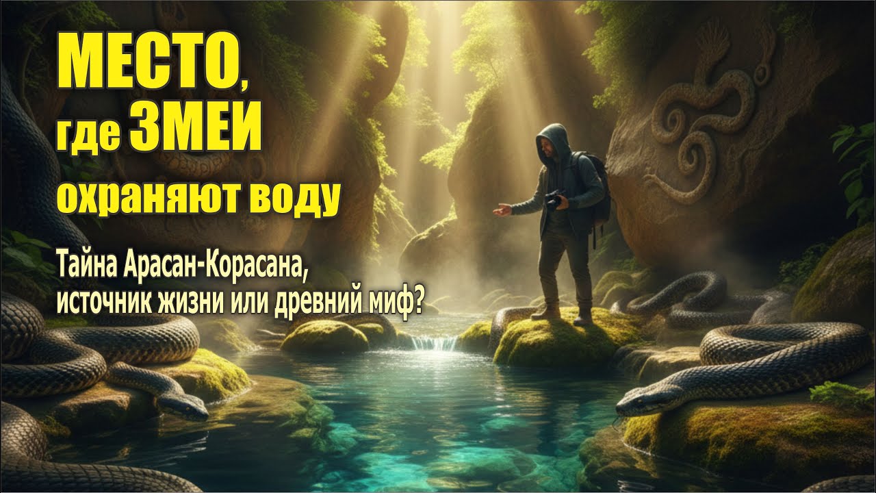 Место, где змеи охраняют воду: тайна Арасан-Корасана,  источник жизни или древний миф?