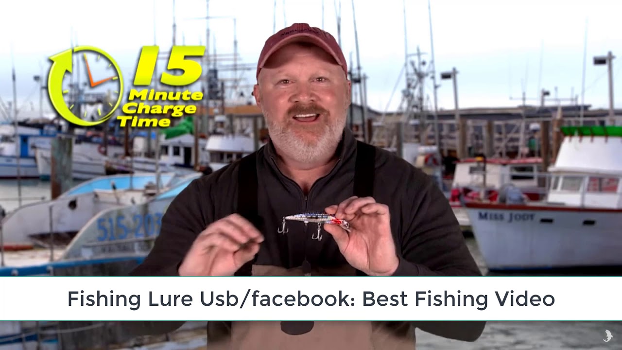 Fishing Lure USB - Light Led + Vibration