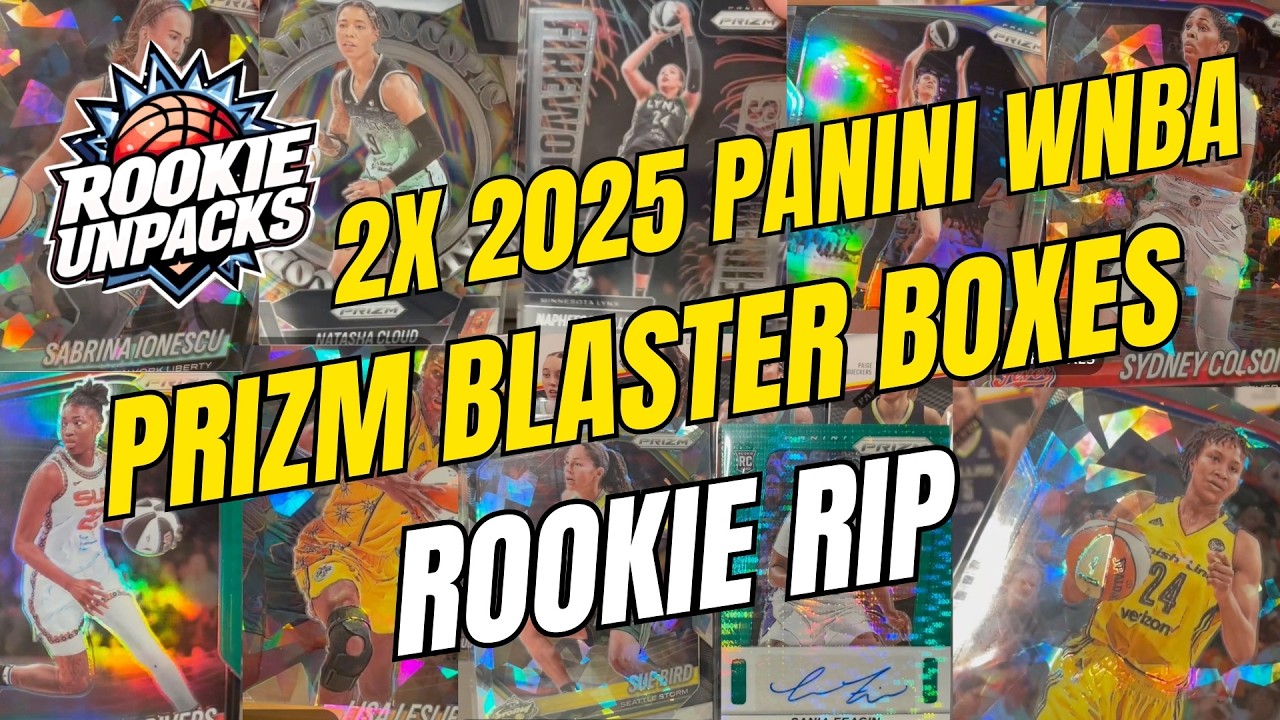 Opening 2 2025 Prizm Panini WNBA Blaster Boxes - Rookie Unpacks