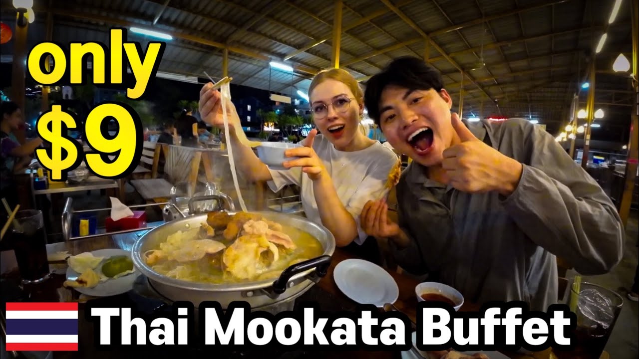 We tried Thai BBQ Mookata for only $9!!!