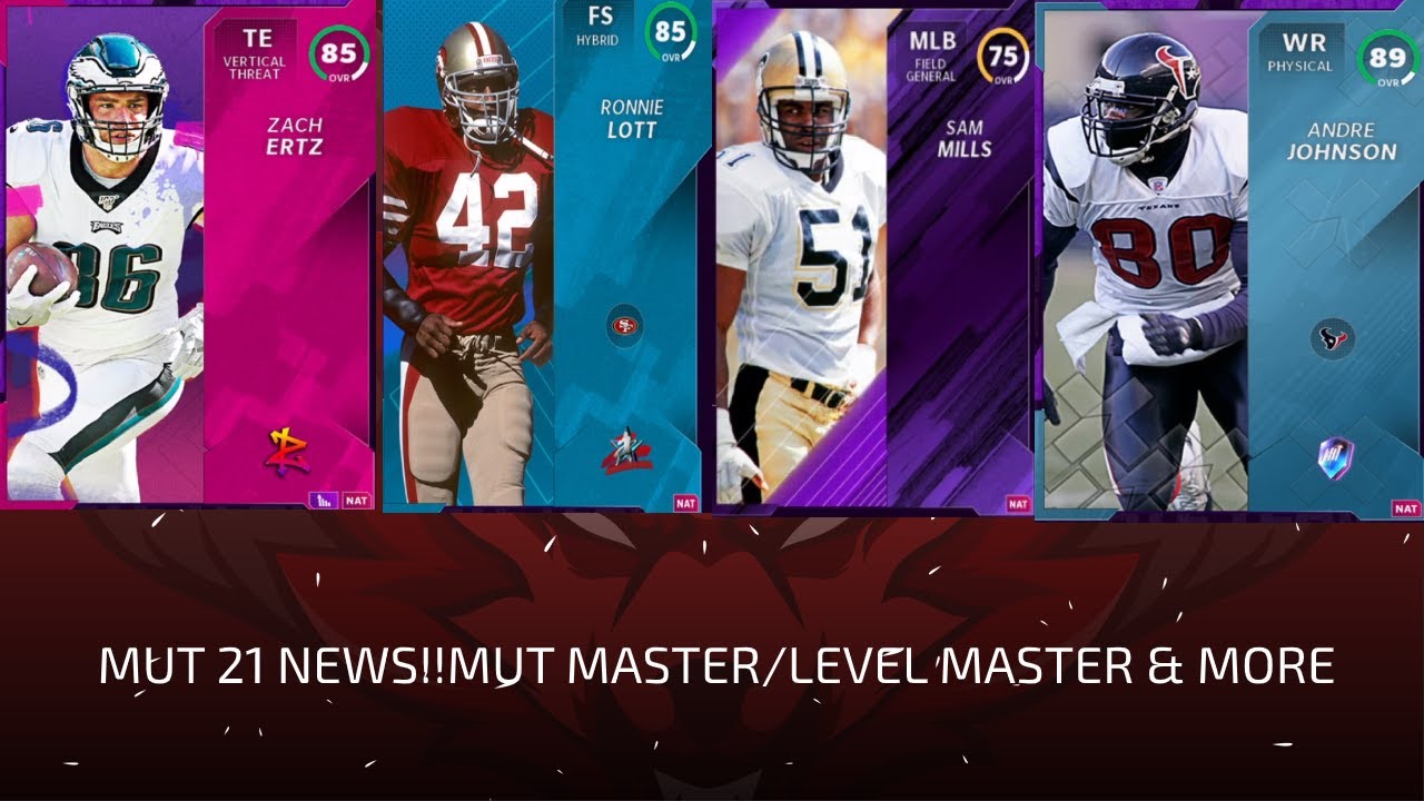 MADDEN 21 MUT NEWS!!! TEAM DIAMONDS!LEVEL MASTER!MUT MASTER!