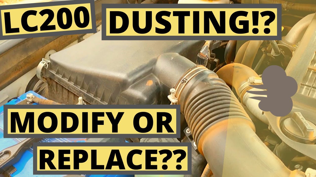 Toyota Landcruiser 200 DUSTING | WHAT is it? | WHY | HOW to help prevent a dusted engine | AirIntake