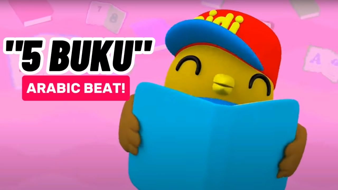 Didi and Friends - 5 Buku (Arabic Beat) | Lagu Kanak-Kanak Rentak Irama Arab