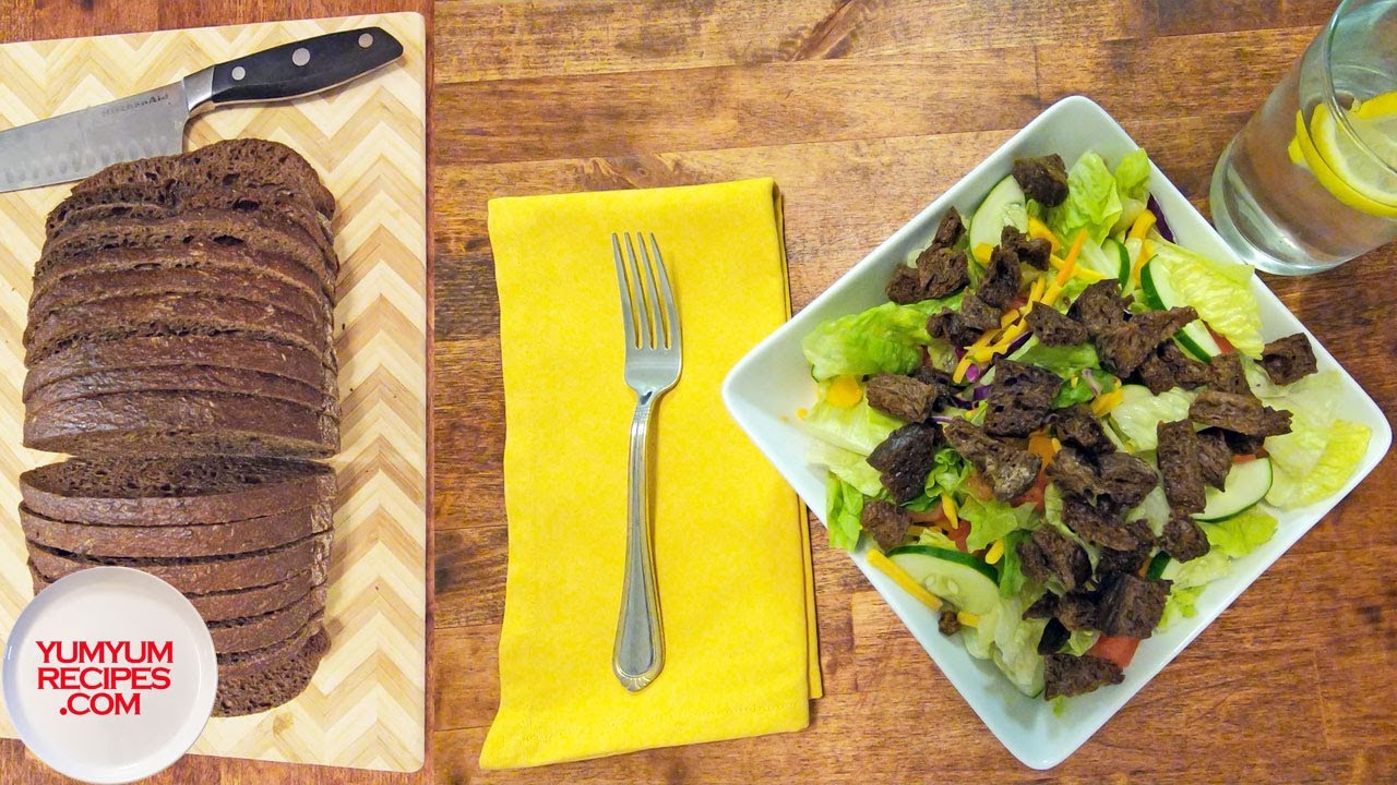 Pumpernickel Croutons
