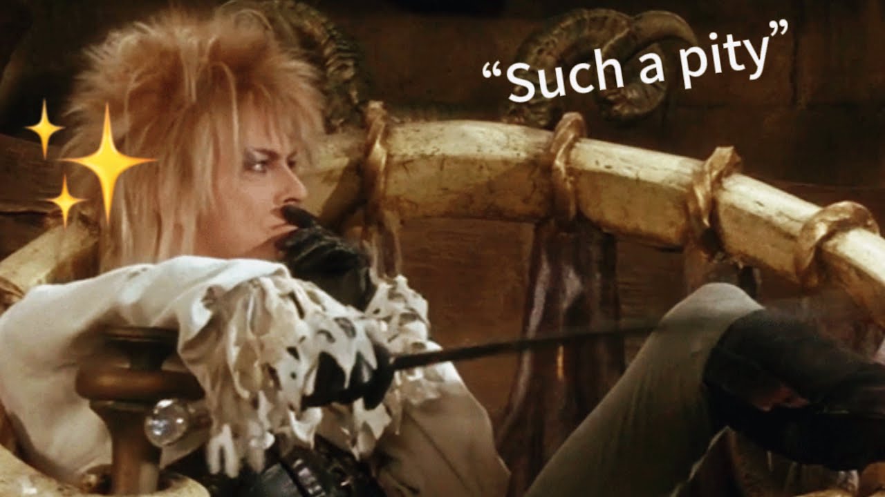 Jareth from the labyrinth being an icon ✨⚡️💫☄️