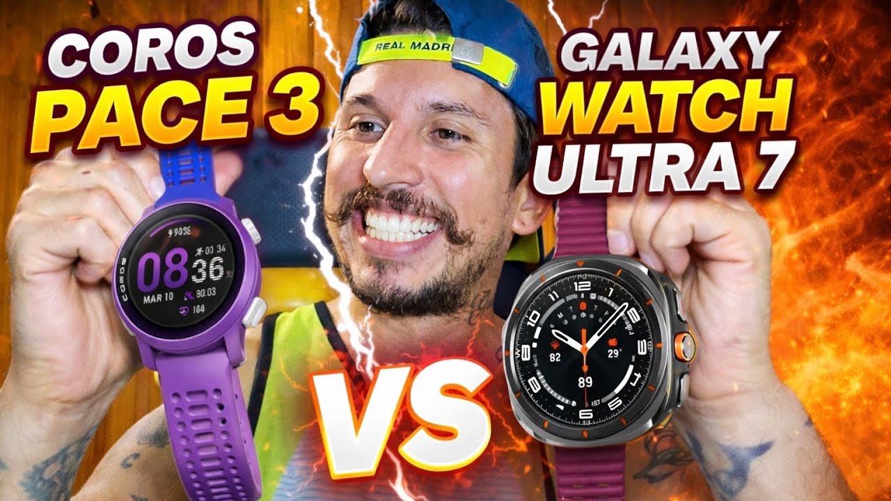 COROS PACE 3 vs GALAXY WATCH ULTRA 7 | Teste de GPS KM POR KM