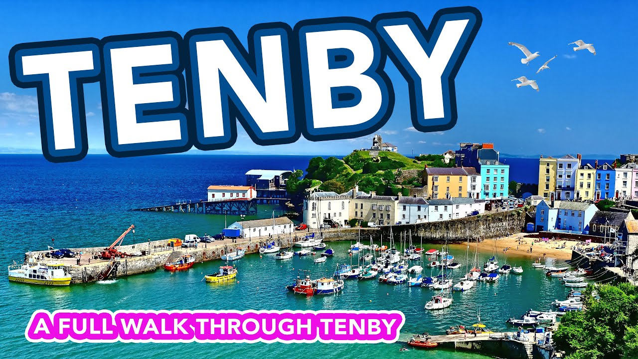TENBY Wales | FULL TOUR from beach to town, castle and harbour!