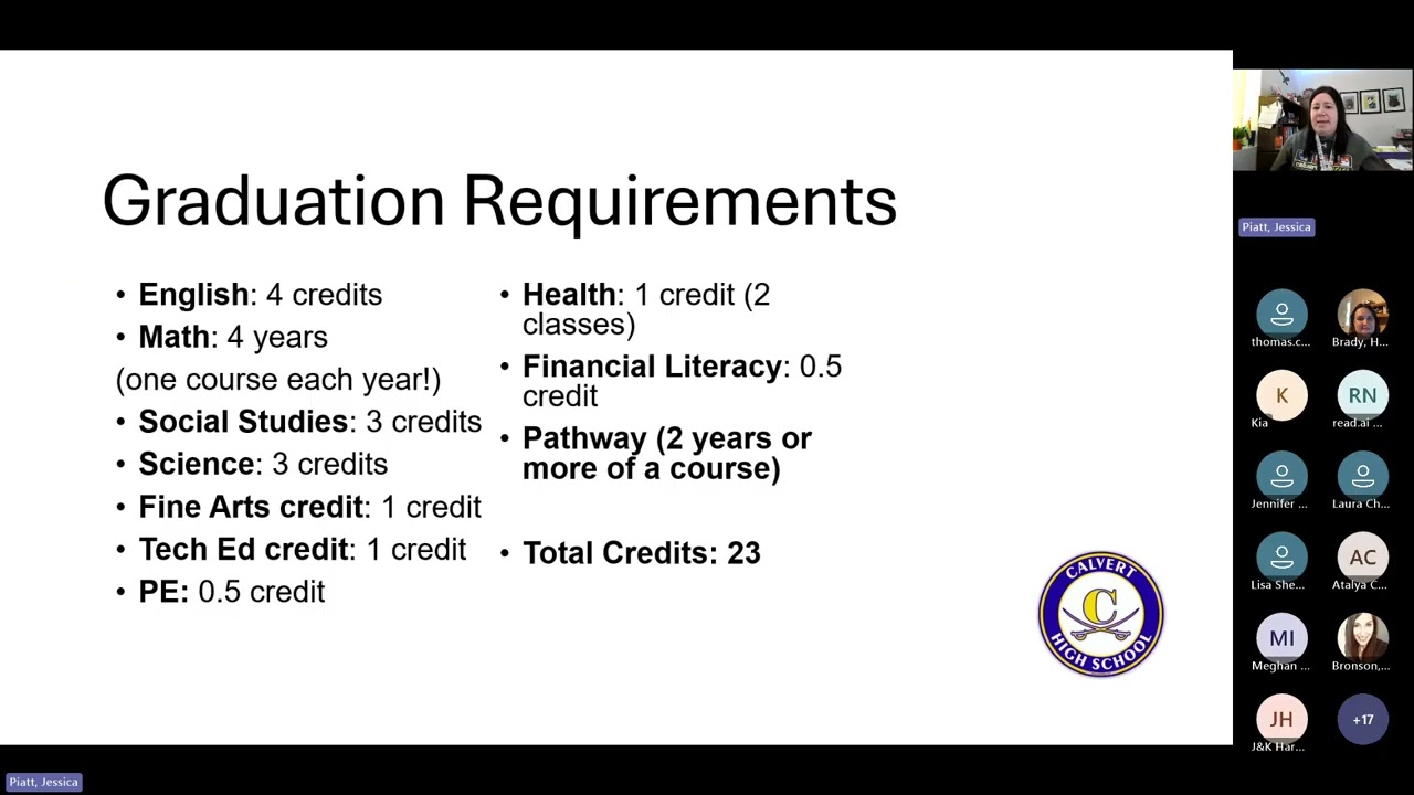 9th Grade Parent Registration Information Session 2026