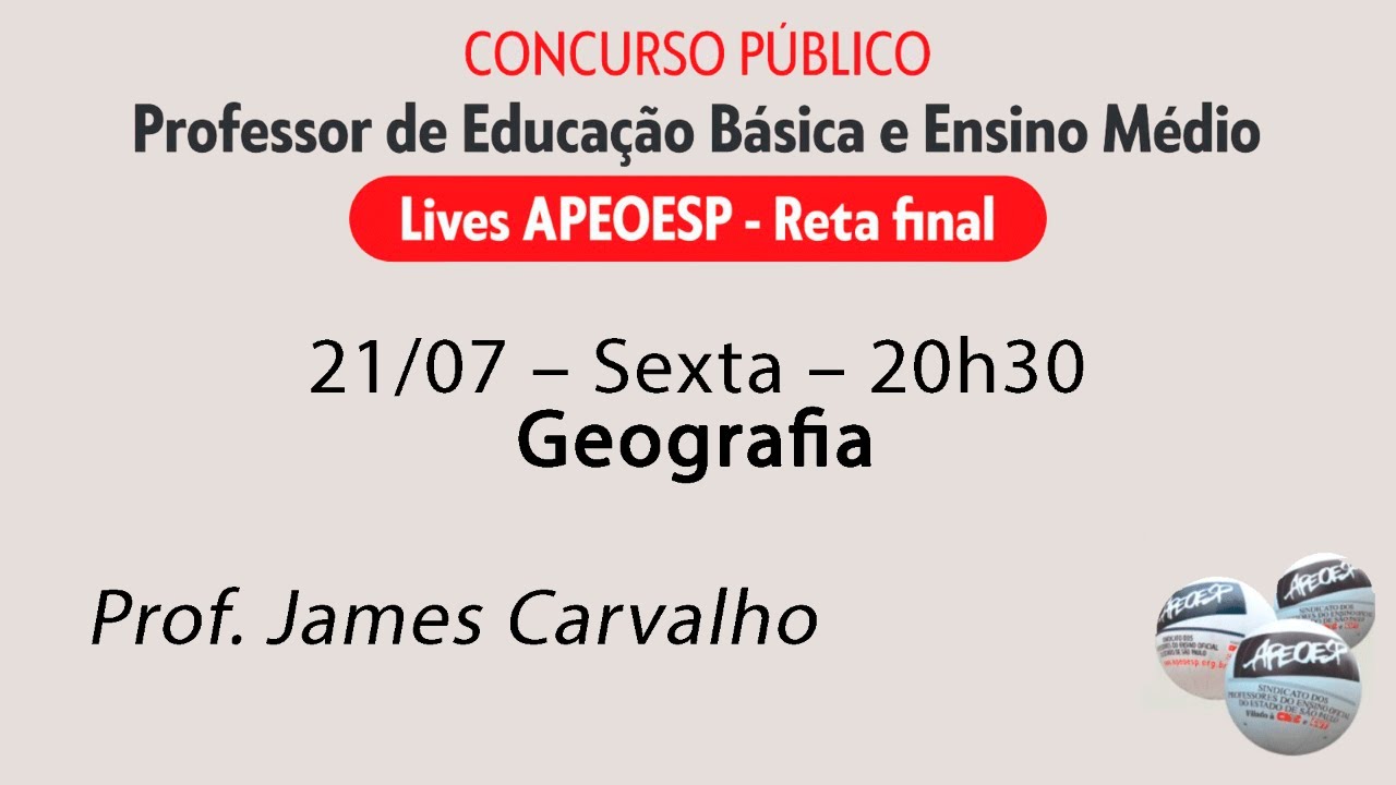 Conhecimentos Específicos - Geografia - Concurso SEE-SP 2023