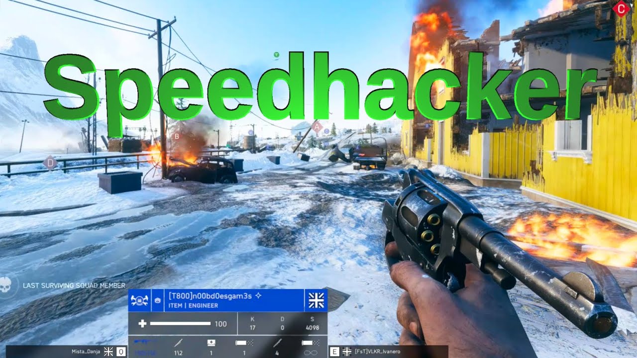User name: n00bd0esgam3s - Battlefield 5 Spectating A Cheater using SpeedHack